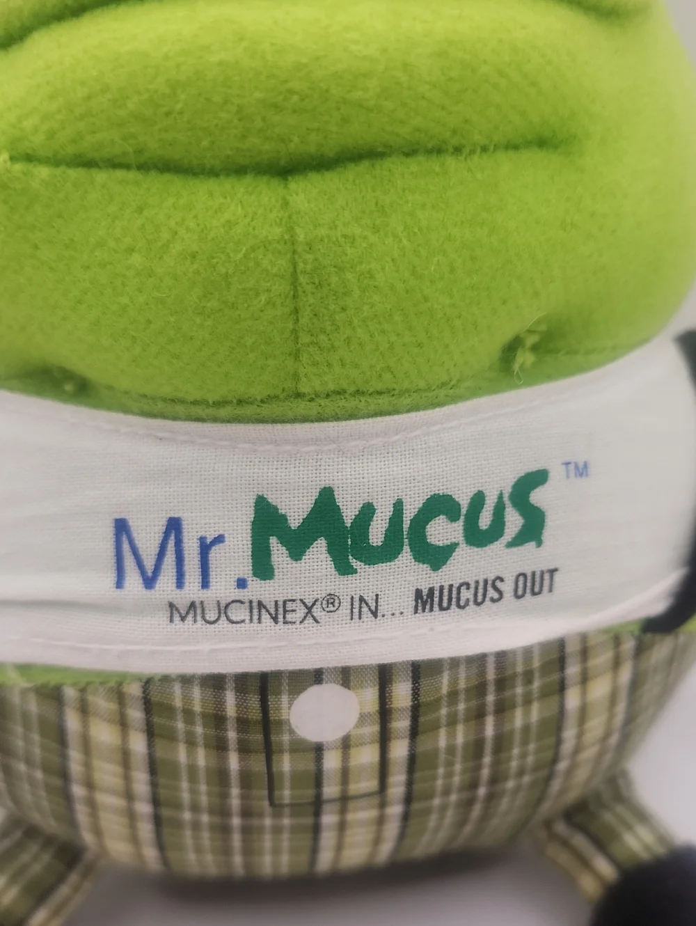 Mucinex Mr Mucus Character Promotional Plush Toy